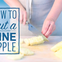 How to cut a pineapple